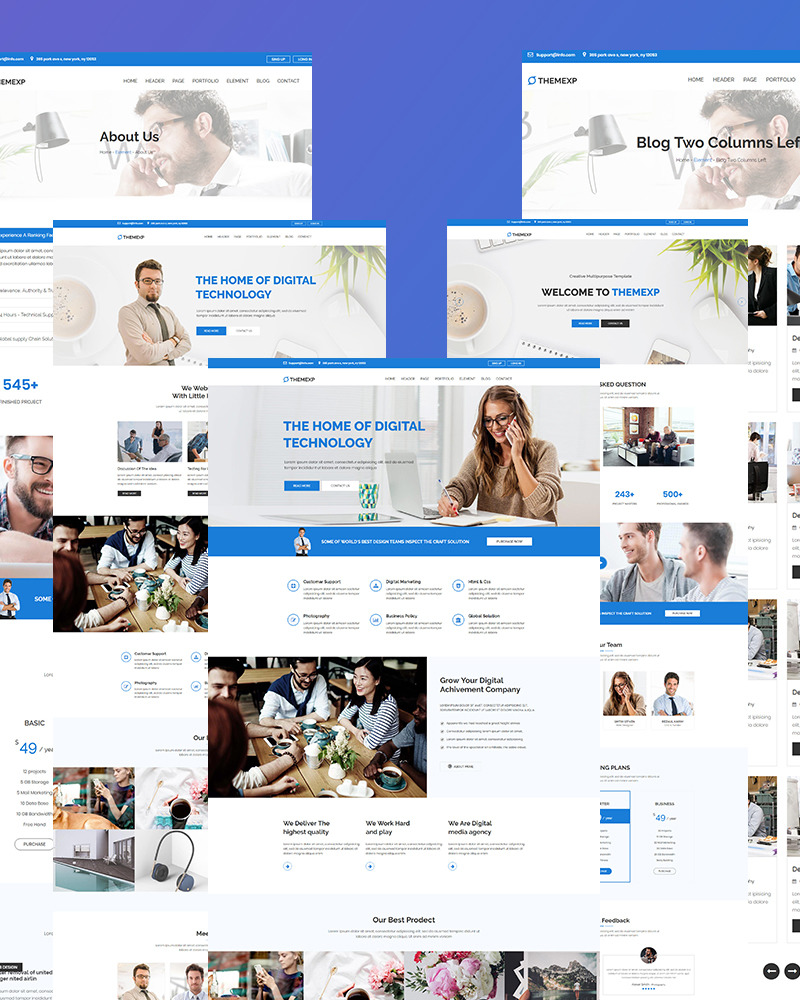 Themexp - Corporate Responsive Website Template