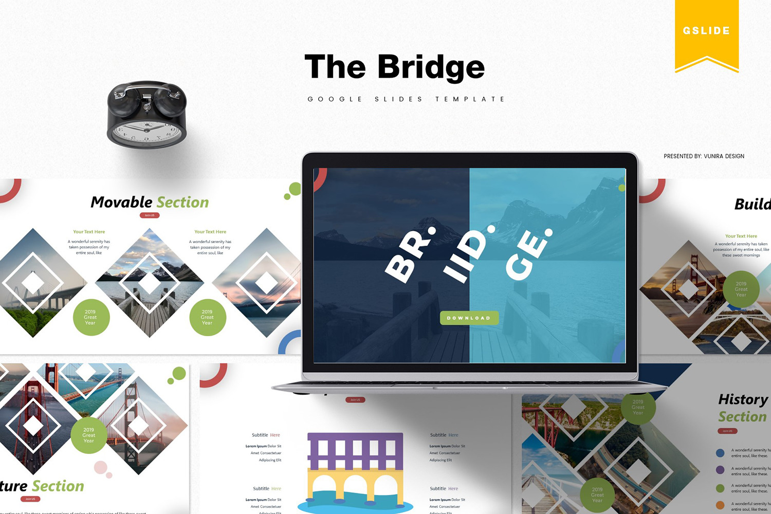The Bridge | Google Slides #85852 - TemplateMonster