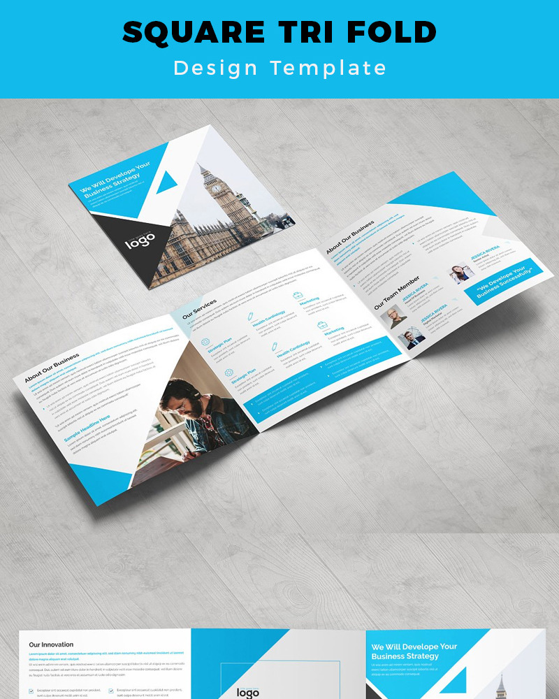 Lemay Square Tri fold Brochure - Corporate Identity Template