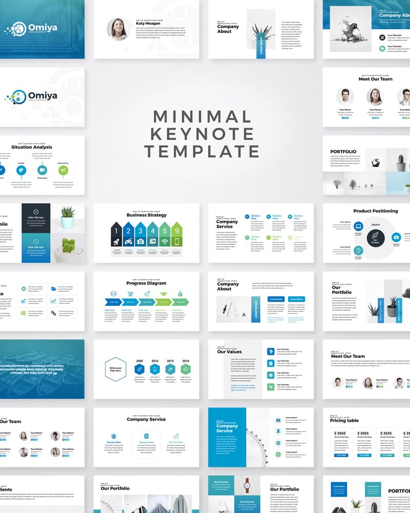 Omiya - Business Presentation - Keynote template