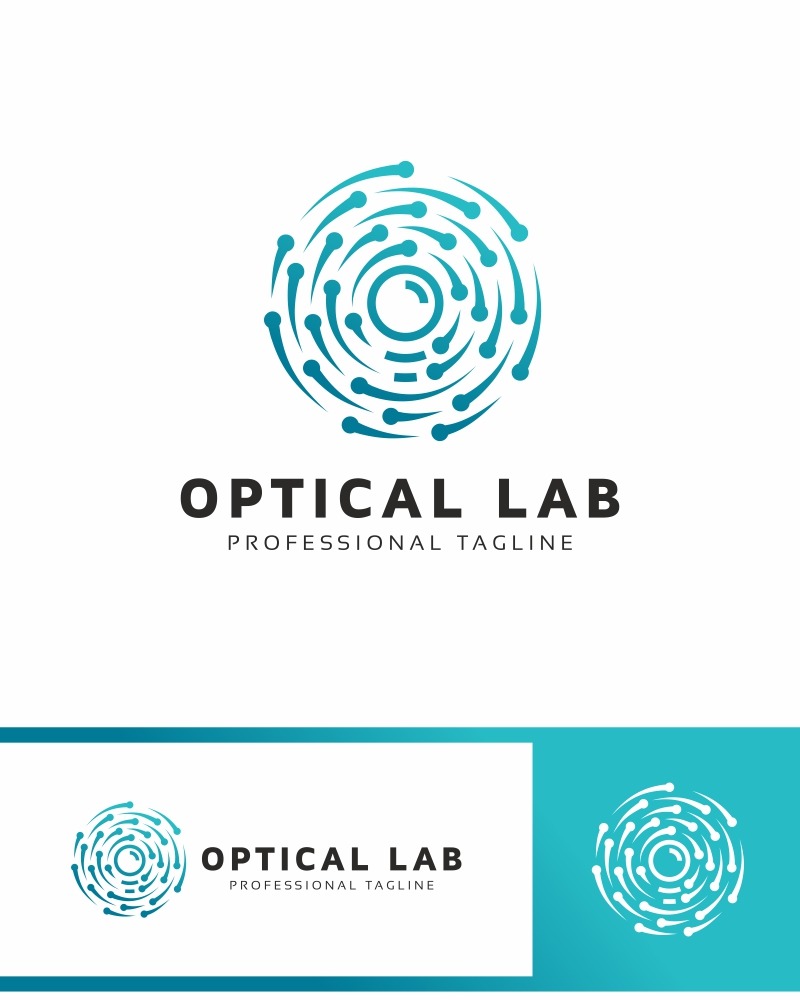 Optical Lab Logo Template 86783 TemplateMonster