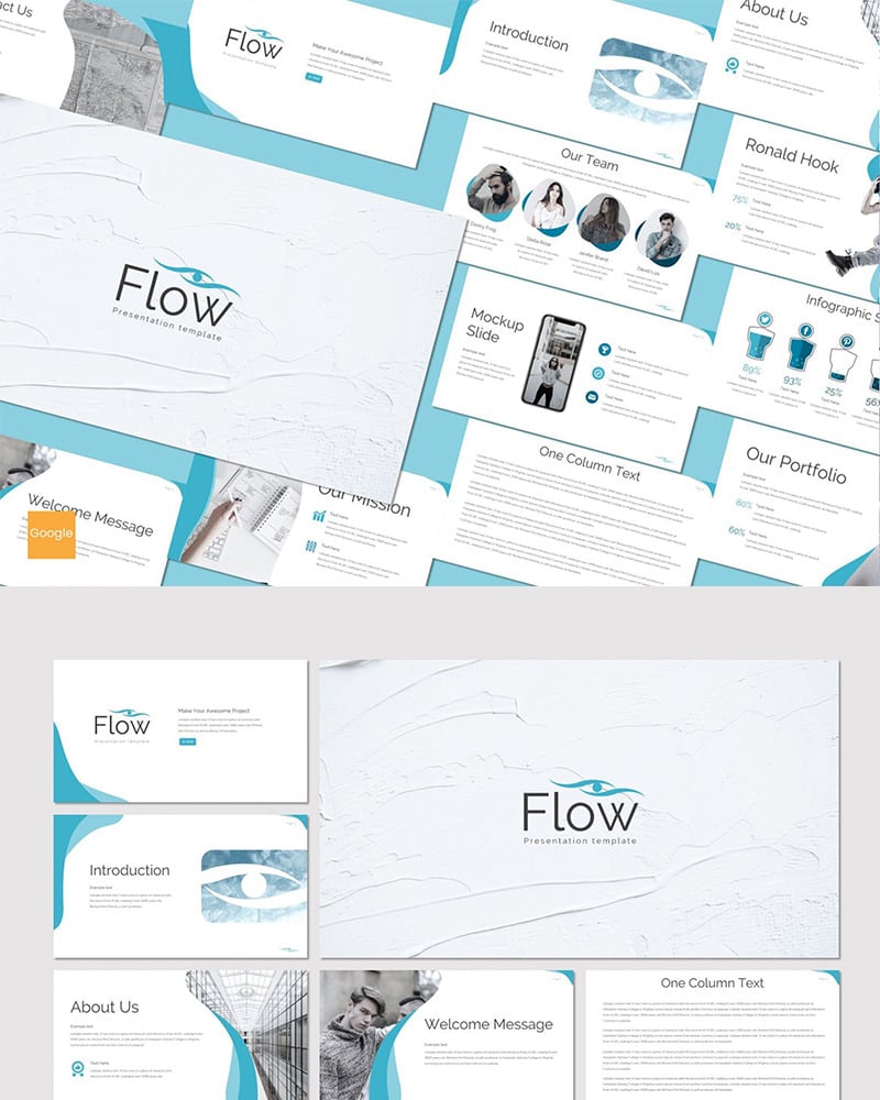 Flow Google Slides #86850 - TemplateMonster