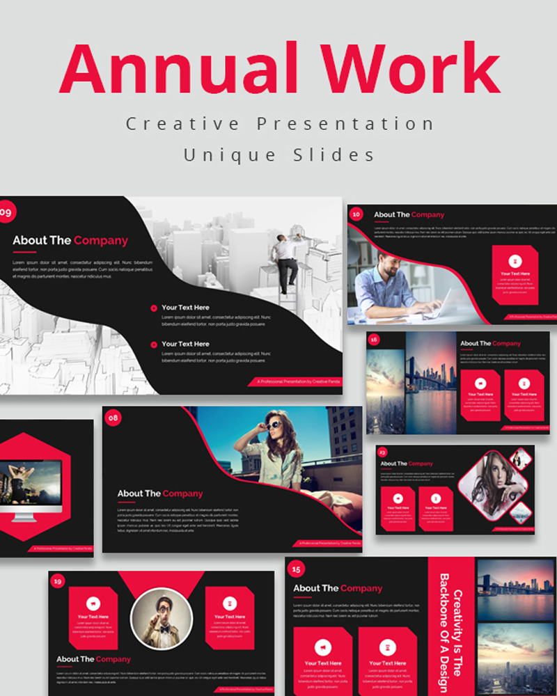 Annual Work Google Slides 87028 TemplateMonster