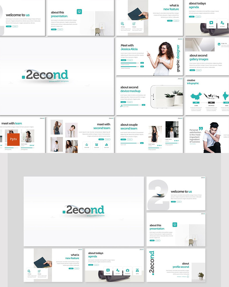 Second PowerPoint template #87590 - TemplateMonster