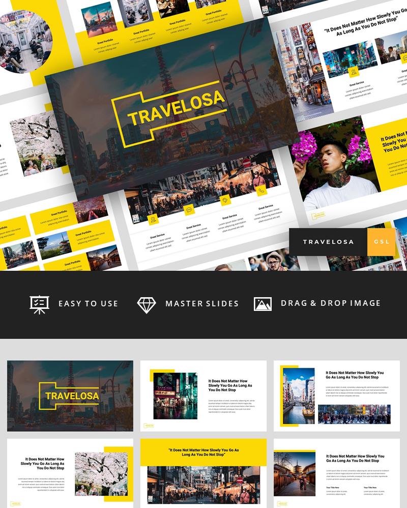 Travelosa - Japanese Presentation Google Slides