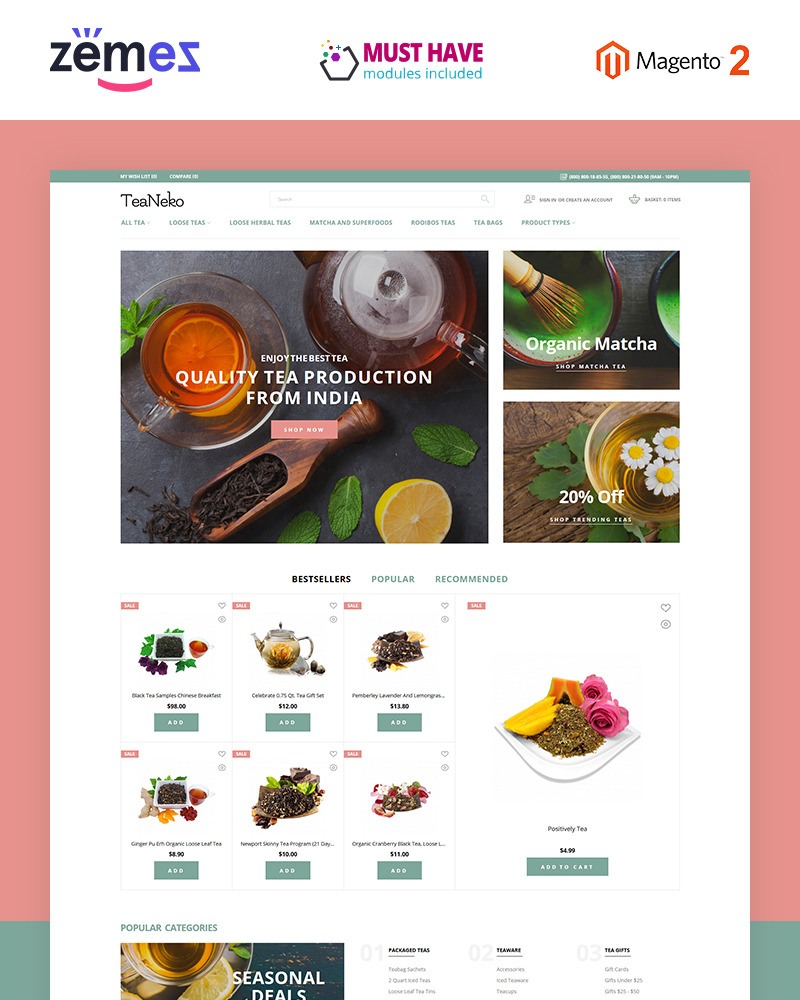TeaNeko Magento 2.3.2 88249