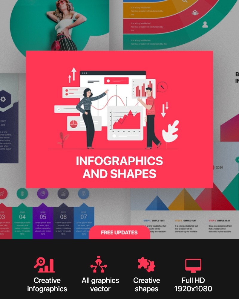 Mix Bundle PowerPoint template #88340 - TemplateMonster