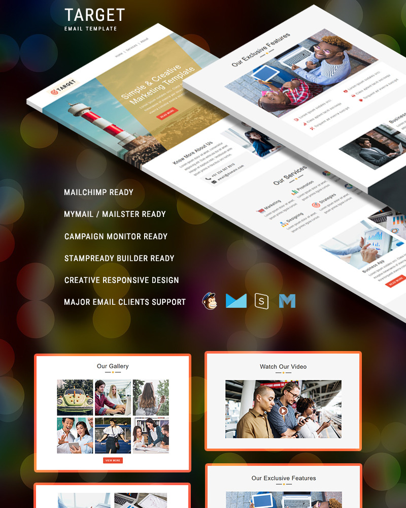 Target - Responsive Email Newsletter Template