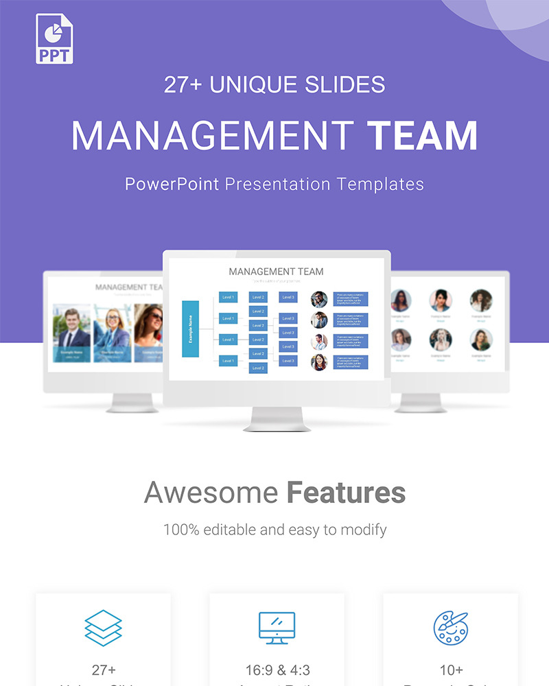 Management team PowerPoint template #89704 TemplateMonster Management team PowerPoint template #89704 TemplateMonster