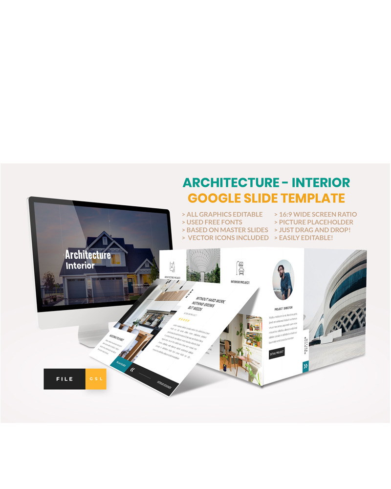 Architecture - Interior Google Slides - TemplateMonster