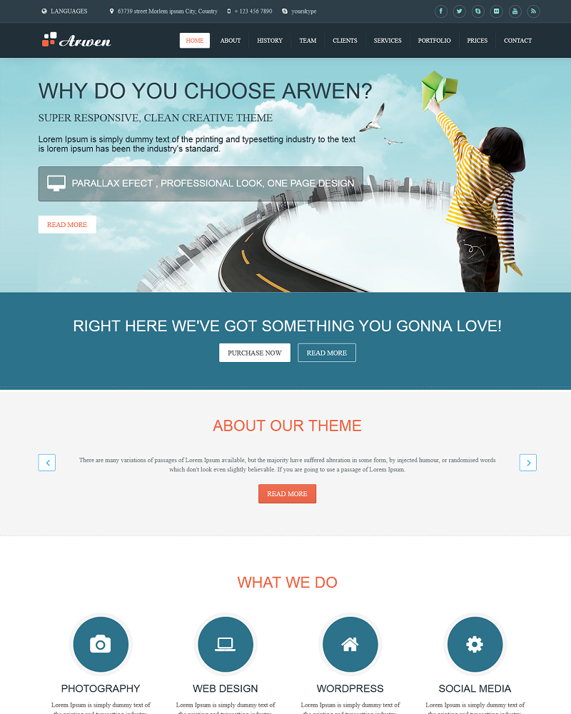 Arwen Joomla Template 92770