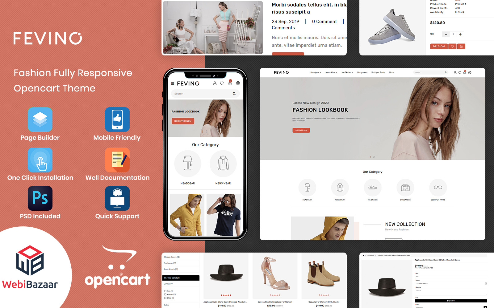 Шаблон opencart 3