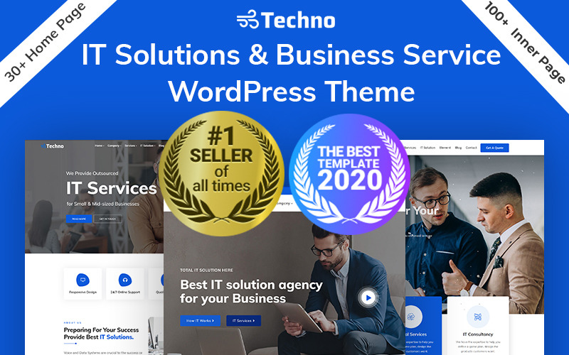 Techno - IT Solutions & Business Consulting WordPress Theme - Level9themes