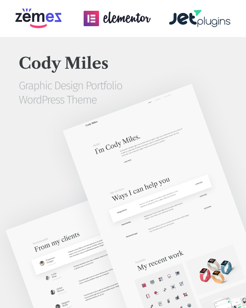 Codi Miles WordPress Theme 94970