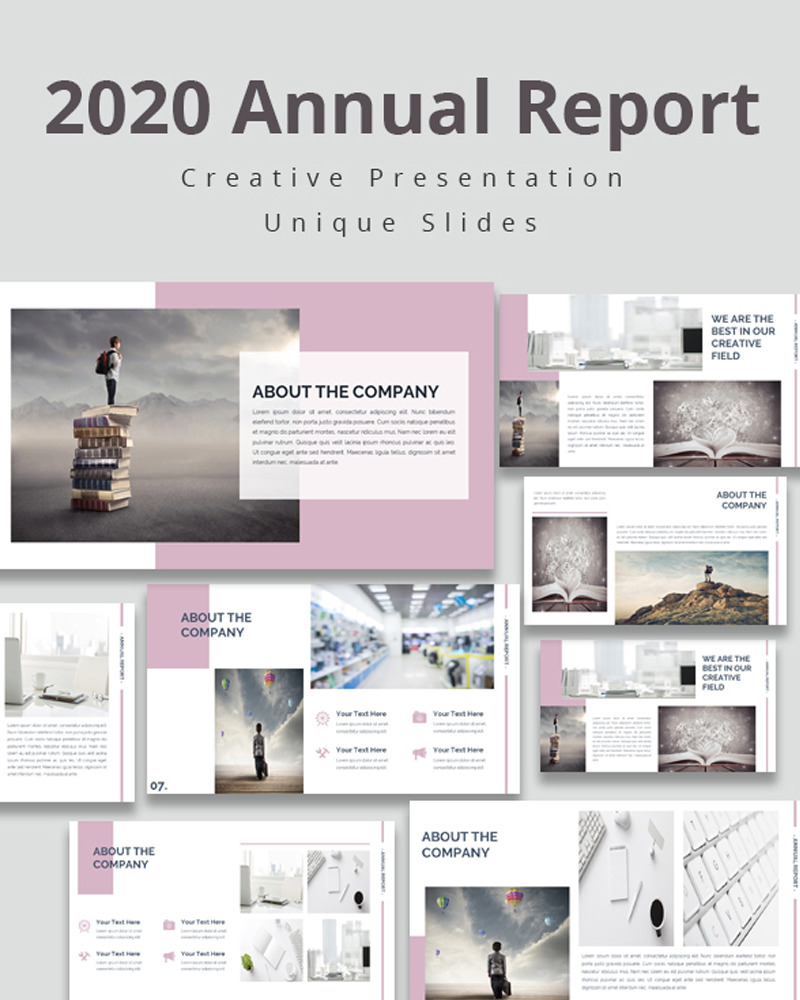 Annual Report 2020 - Keynote template - TemplateMonster