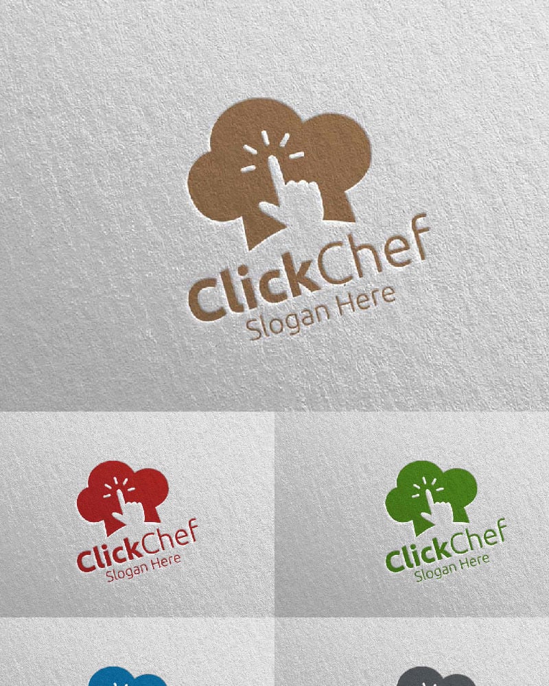 Click Food For Restaurant Or Cafe 65 Logo Template