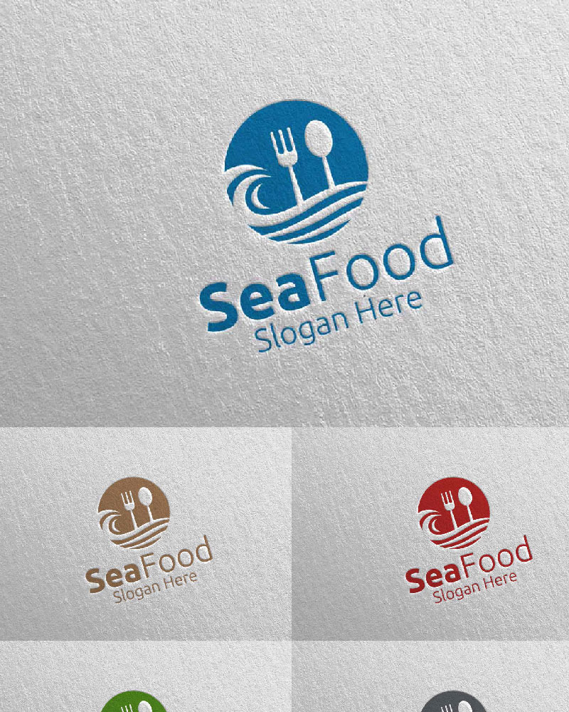 Sea Food for Restaurant or Cafe 81 Logo Template