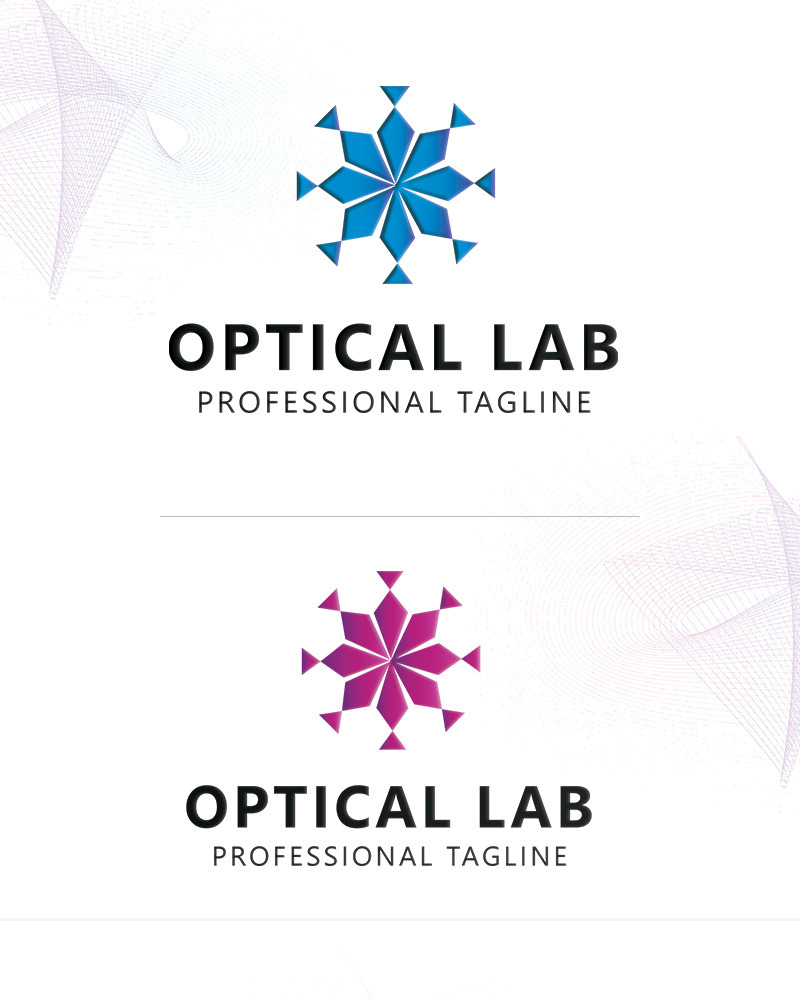 Optical Lab Logo Template 95897 TemplateMonster