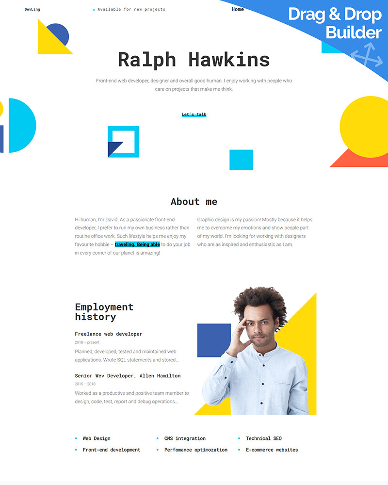 Devling MotoCMS Website 96826