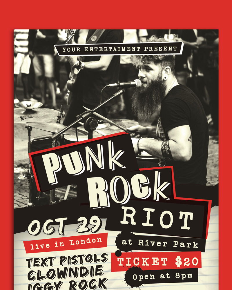 Punk Rock Concert - Corporate Identity Template