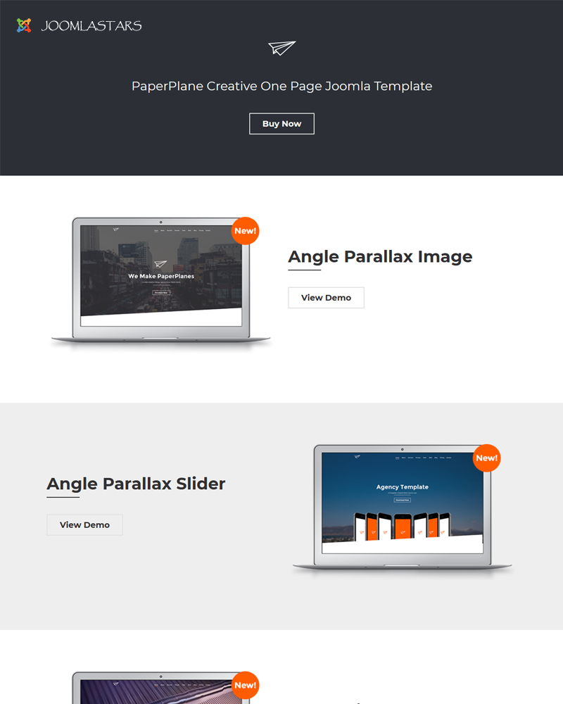 Paperplane Joomla Template 97507
