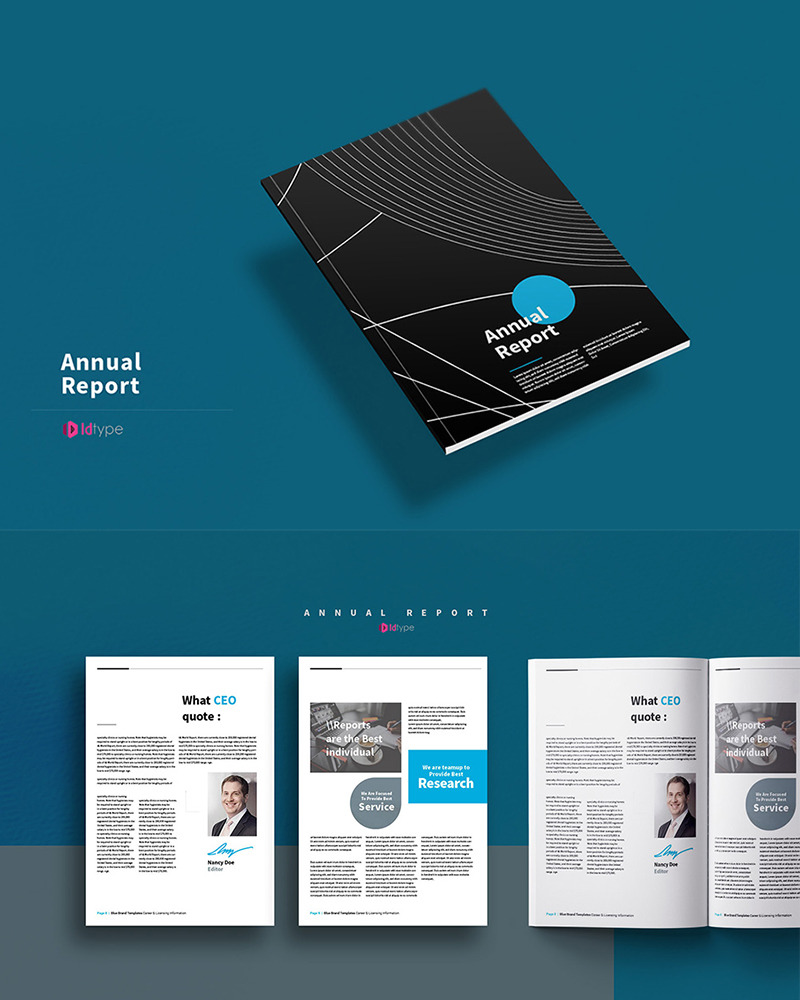 Company Report - Corporate Identity Template