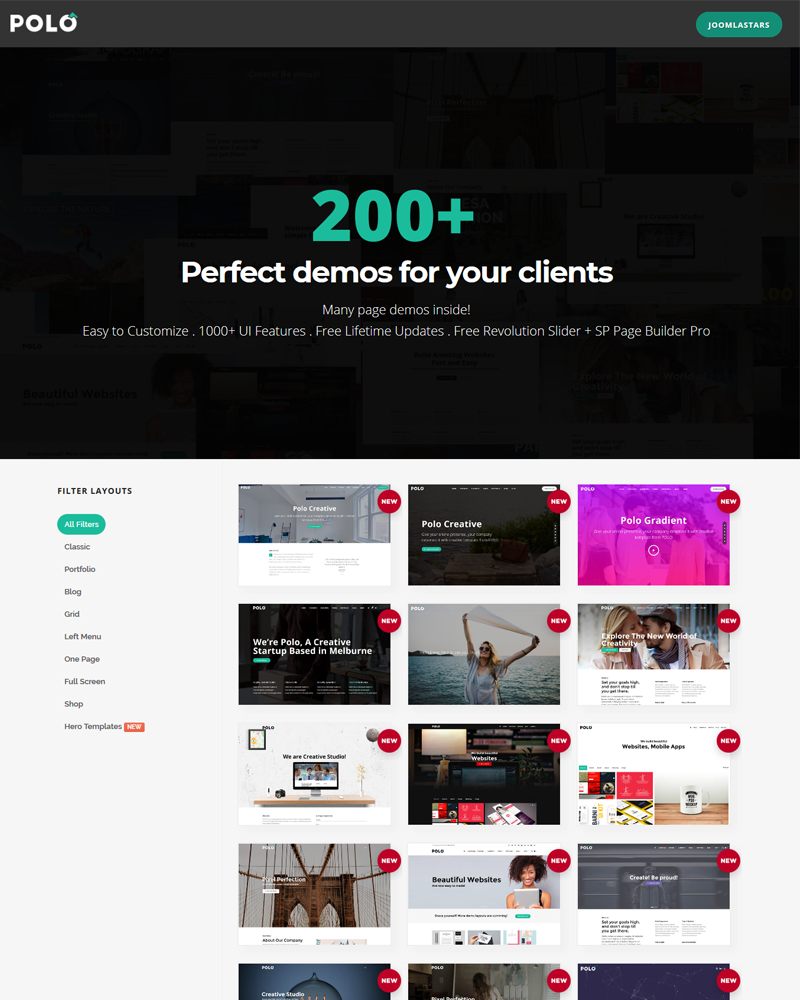 Polo Joomla Template 98134