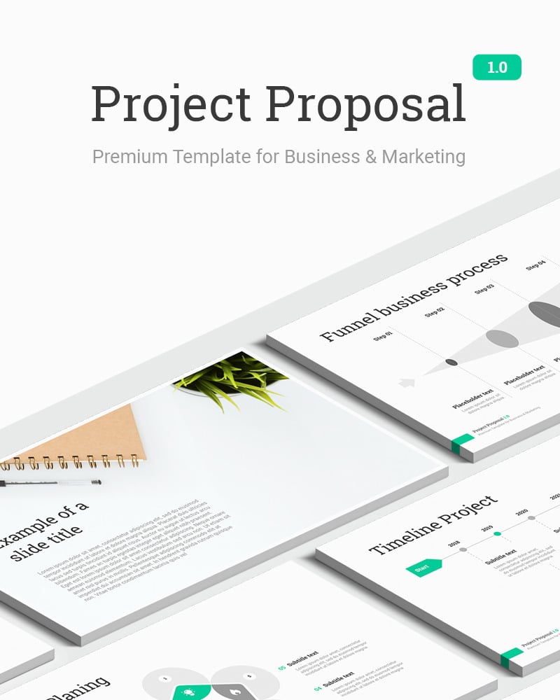 Project Proposal Powerpoint Template Templatemonster