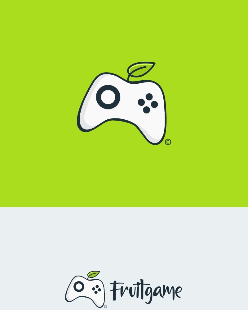 Fruit Game Logo Template 99200 TemplateMonster
