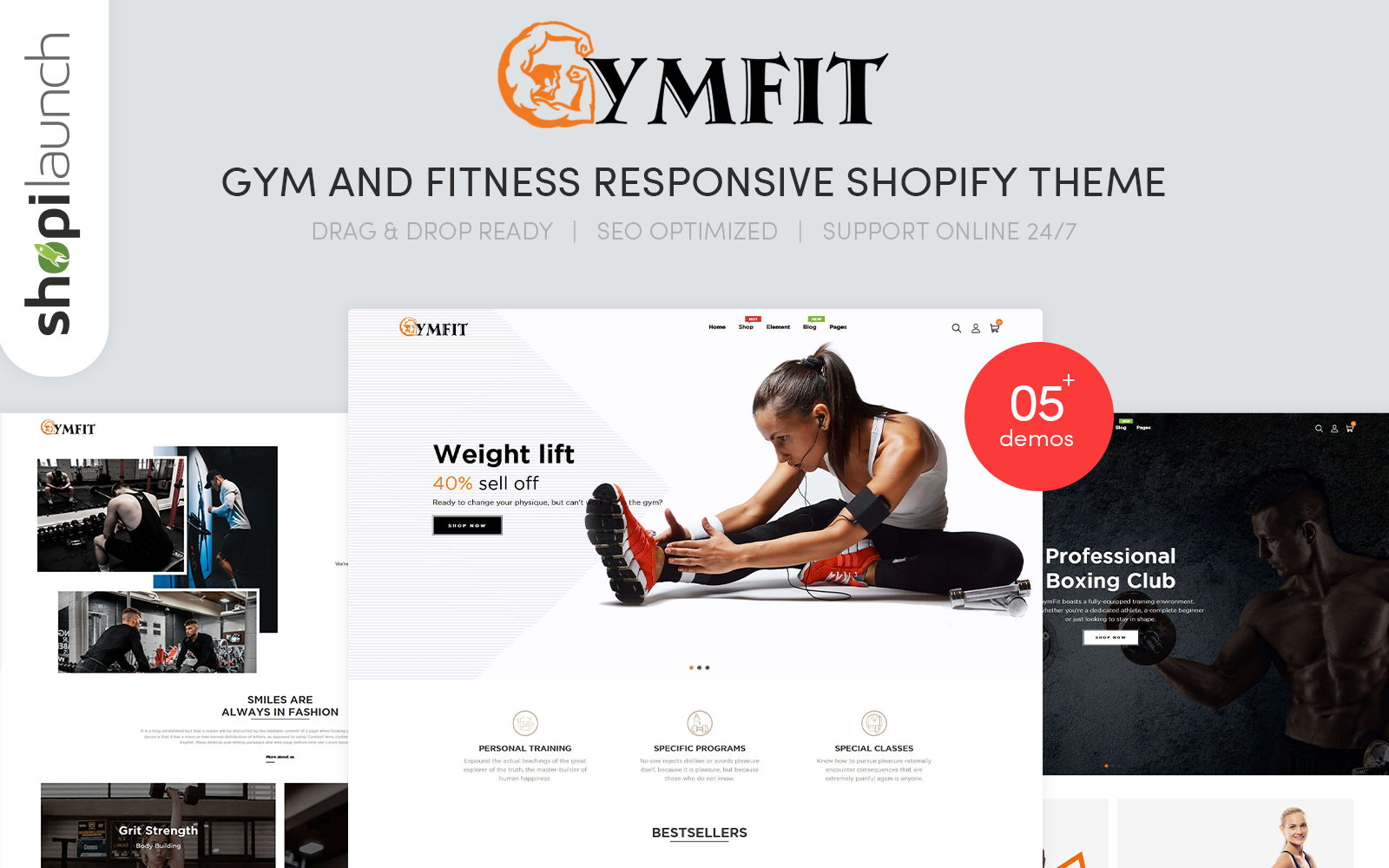 GymFit Gym und Fitness Responsive Shopify Theme