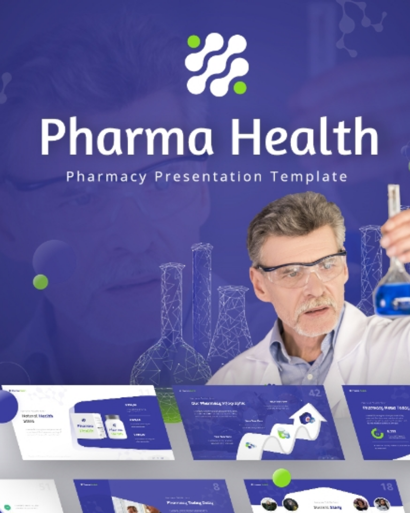 Pharma Health Fully Animated PowerPoint template