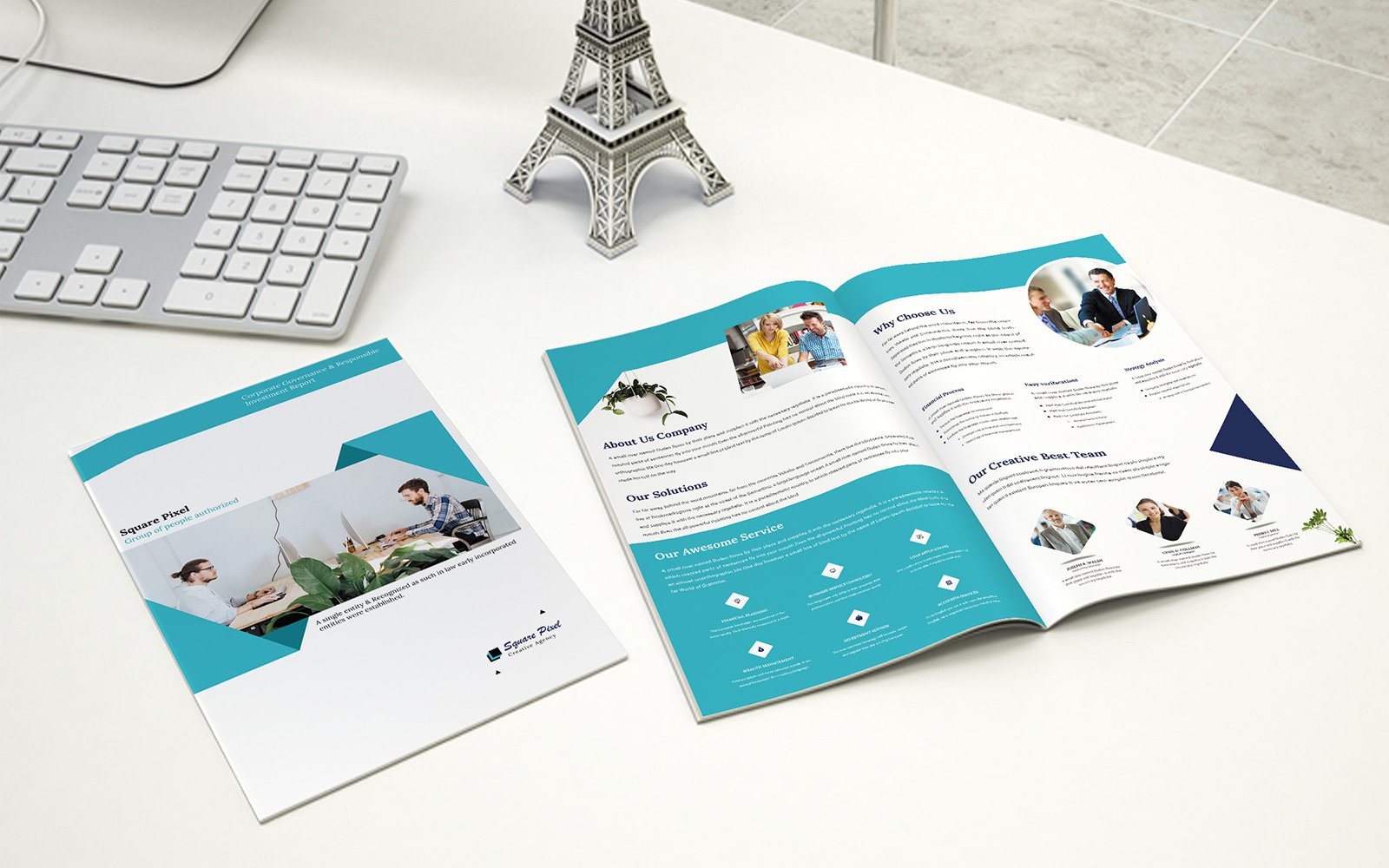 Template #160122 Brochure Business Webdesign Template - Logo template Preview