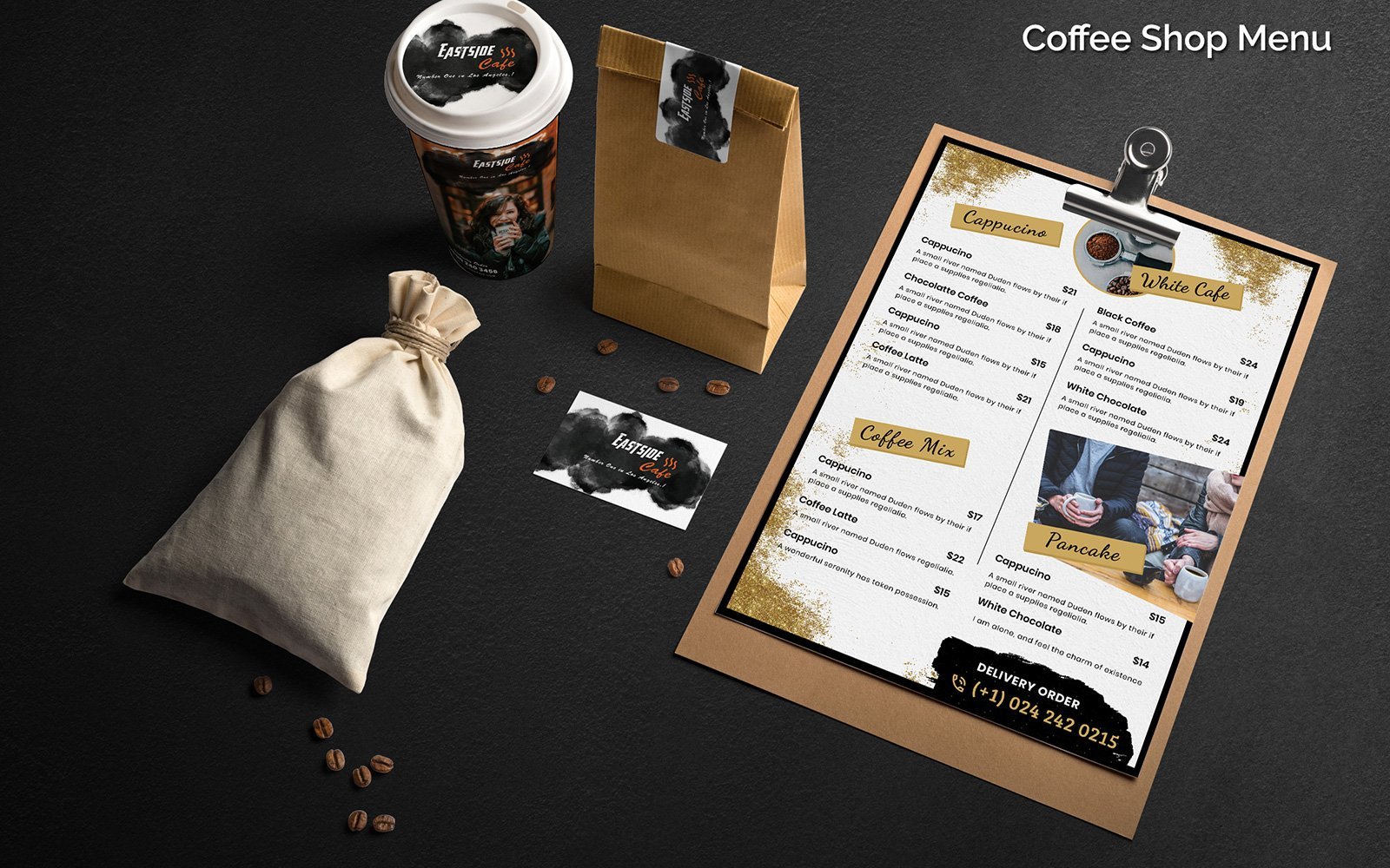 Kit Graphique #160132 Coffee Boutique Divers Modles Web - Logo template Preview