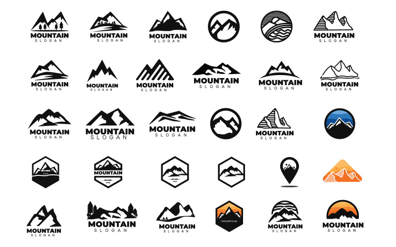 30 Adventure Bundle Logo Template
