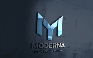 Moderna Letter M Logo Template