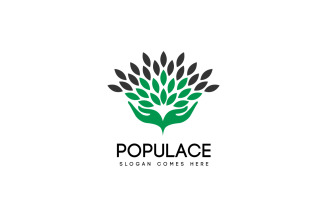 Populace Logo Template