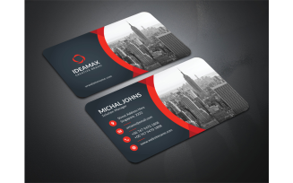 Creative Business Card - Idaemax 1 - Corporate Identity Template