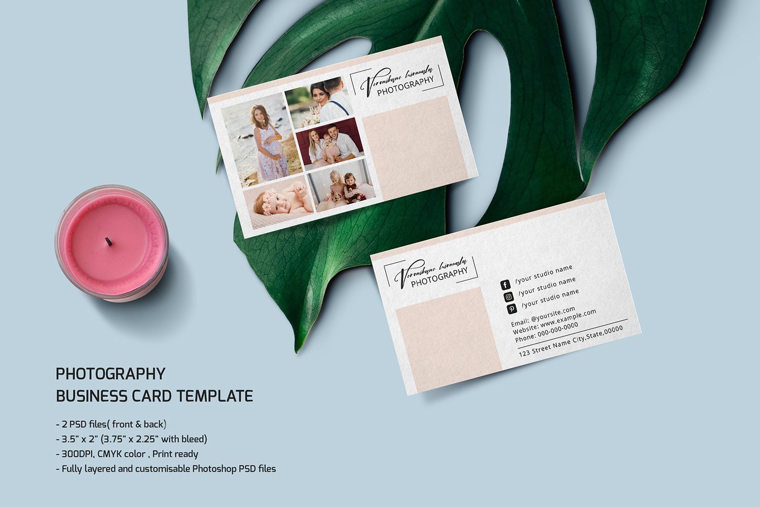 Template #160604 Business Card Webdesign Template - Logo template Preview