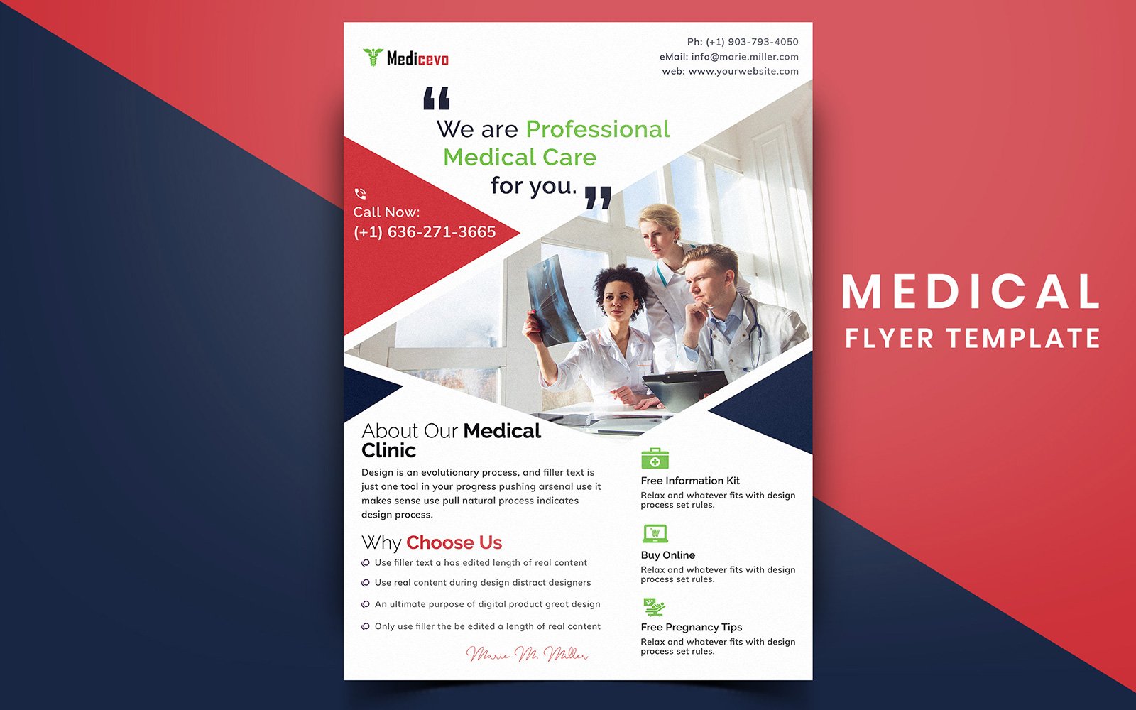 Template #160621 Medical Doctor Webdesign Template - Logo template Preview