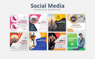 8-Instagram-Quote-Promotional-Templates for Social Media