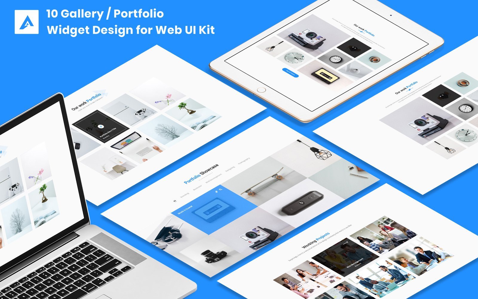 Kit Graphique #160774 Portfolio Gallery Divers Modles Web - Logo template Preview