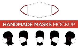 Handmade Mask - Vector Template product mockup