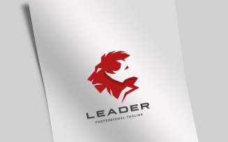Lion and Rhino Leaders Logo Template