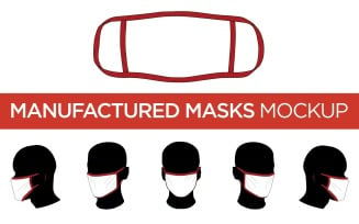 Manufactured Mask - Vector Template product mockup