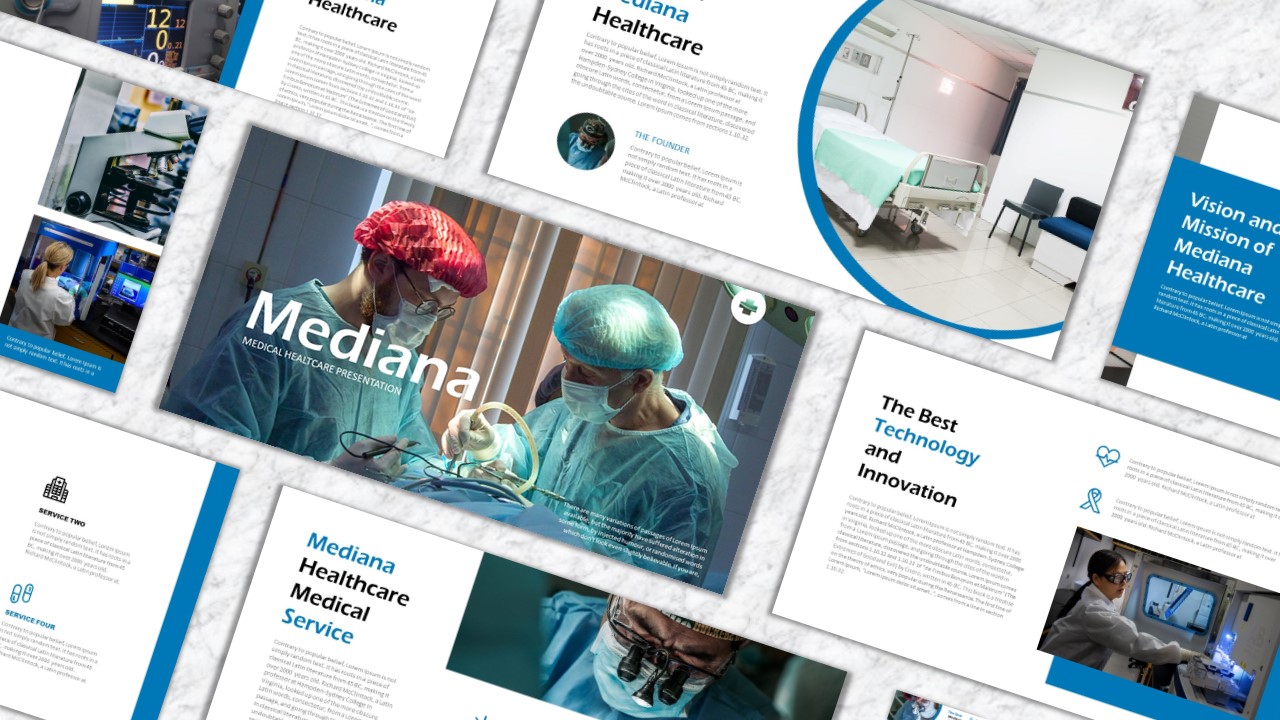 "Mediana" modèle PowerPoint Premium #160731