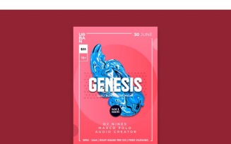 Poster Genesis - Vector Image