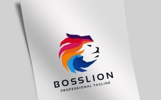 Boss Lion Logo Template