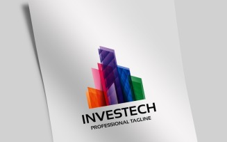 Invest Financial Logo Template