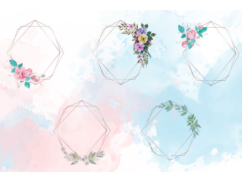 Kit Graphique #160944 Floral Frame Divers Modles Web - Logo template Preview