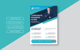 Business Flyer with Photo - Corporate Identity Template